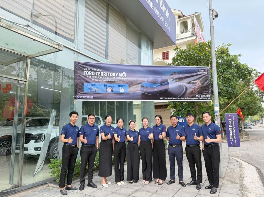 Ford Territory Mới – “Cơn Lốc” SUV Đô Thị Chính Thức Ra Mắt TạiThái Bình Ford